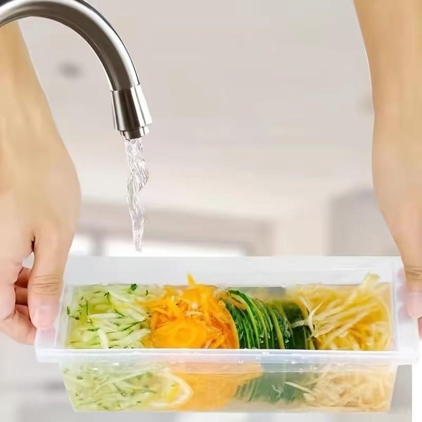 5 in 1 Multifunctional Square Grater, 5 Sided Blade, Fast Fruit & Vegetable Prep, Must-Have Kitchen Tool