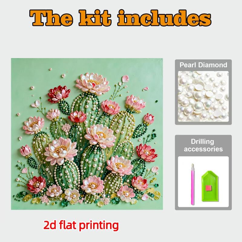 2026 New Pearl Painting, Beautiful Succulent 5D DIY Diamond Art Kit, Bedroom Decor, Living Room Wall Art, Creative Gift, Wall Decoration