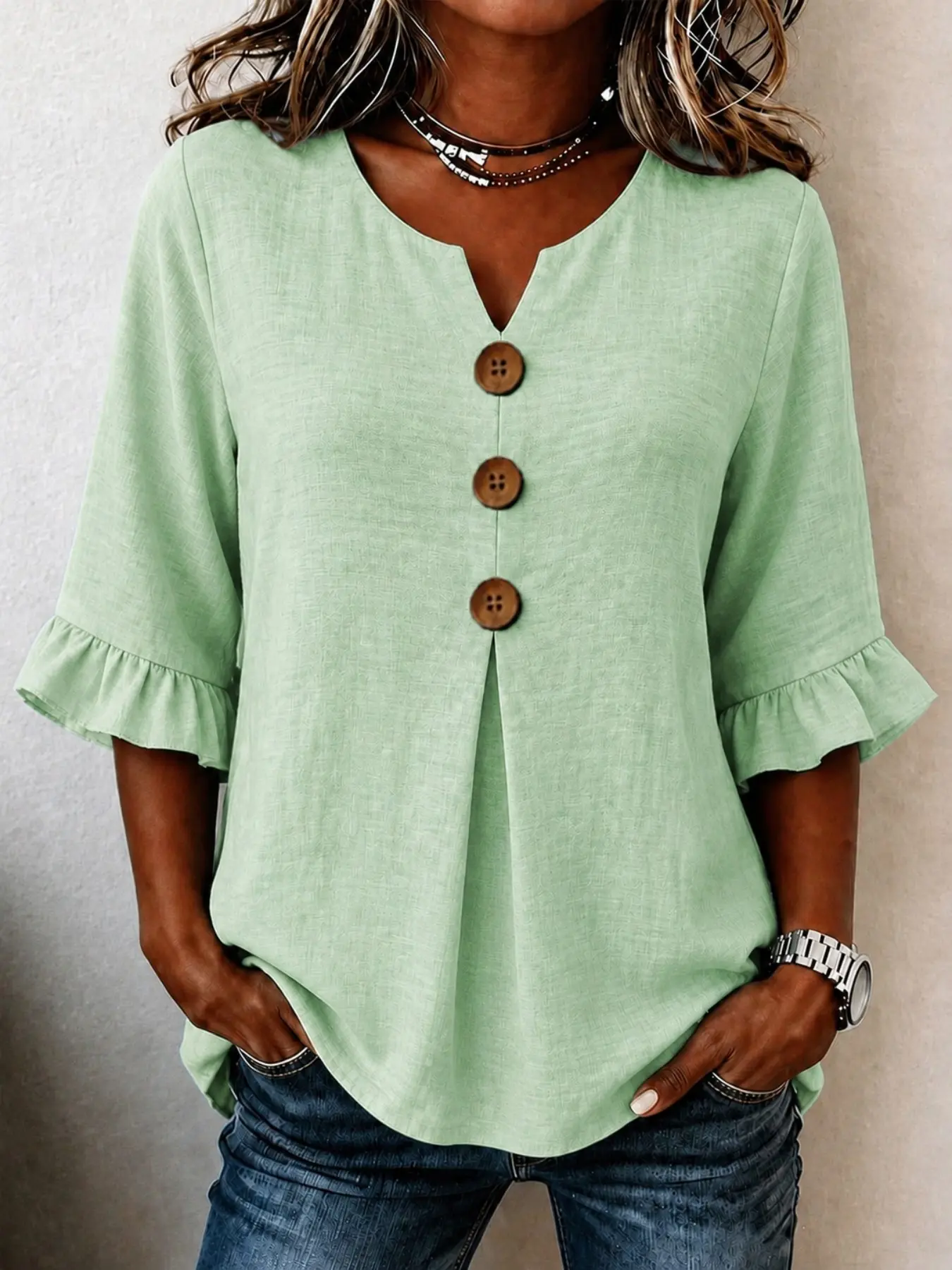 Pale green