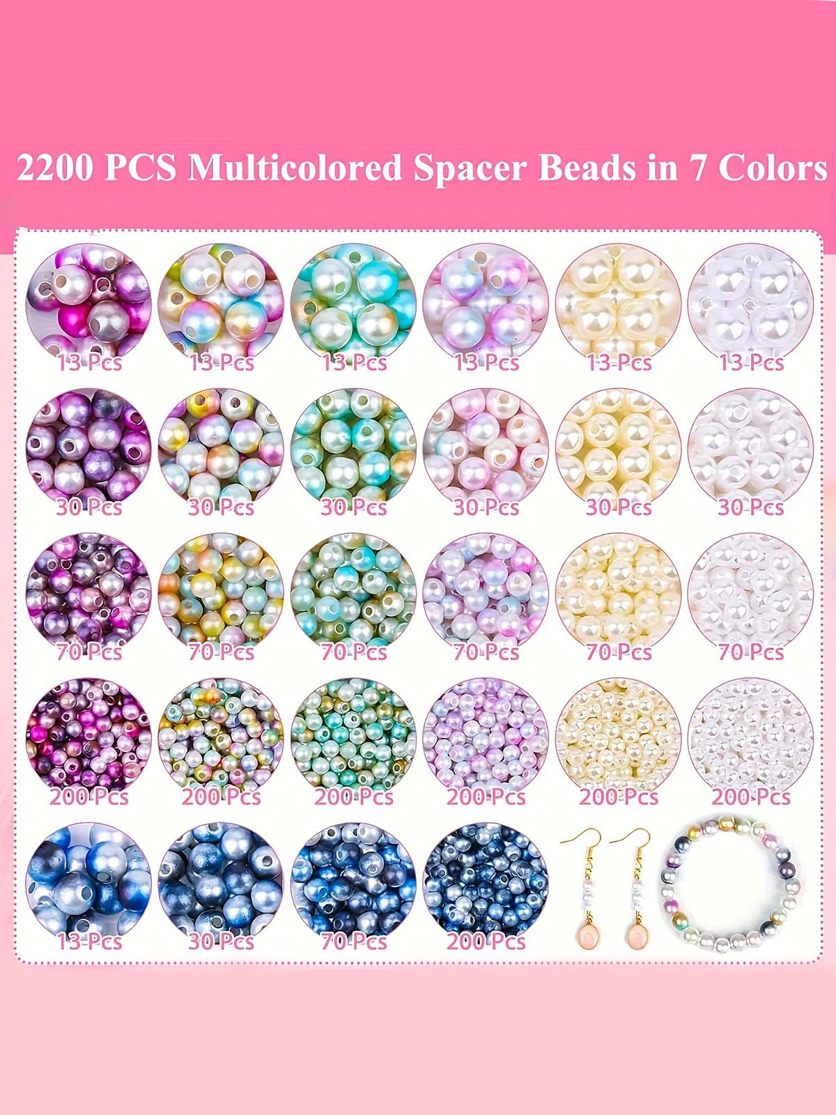 Handmade Jewelry Making Kit, Ideal for Bracelets, Necklaces, Keychains, Craft Accessories, Fashion Gift Set, All Seasons Casual Style