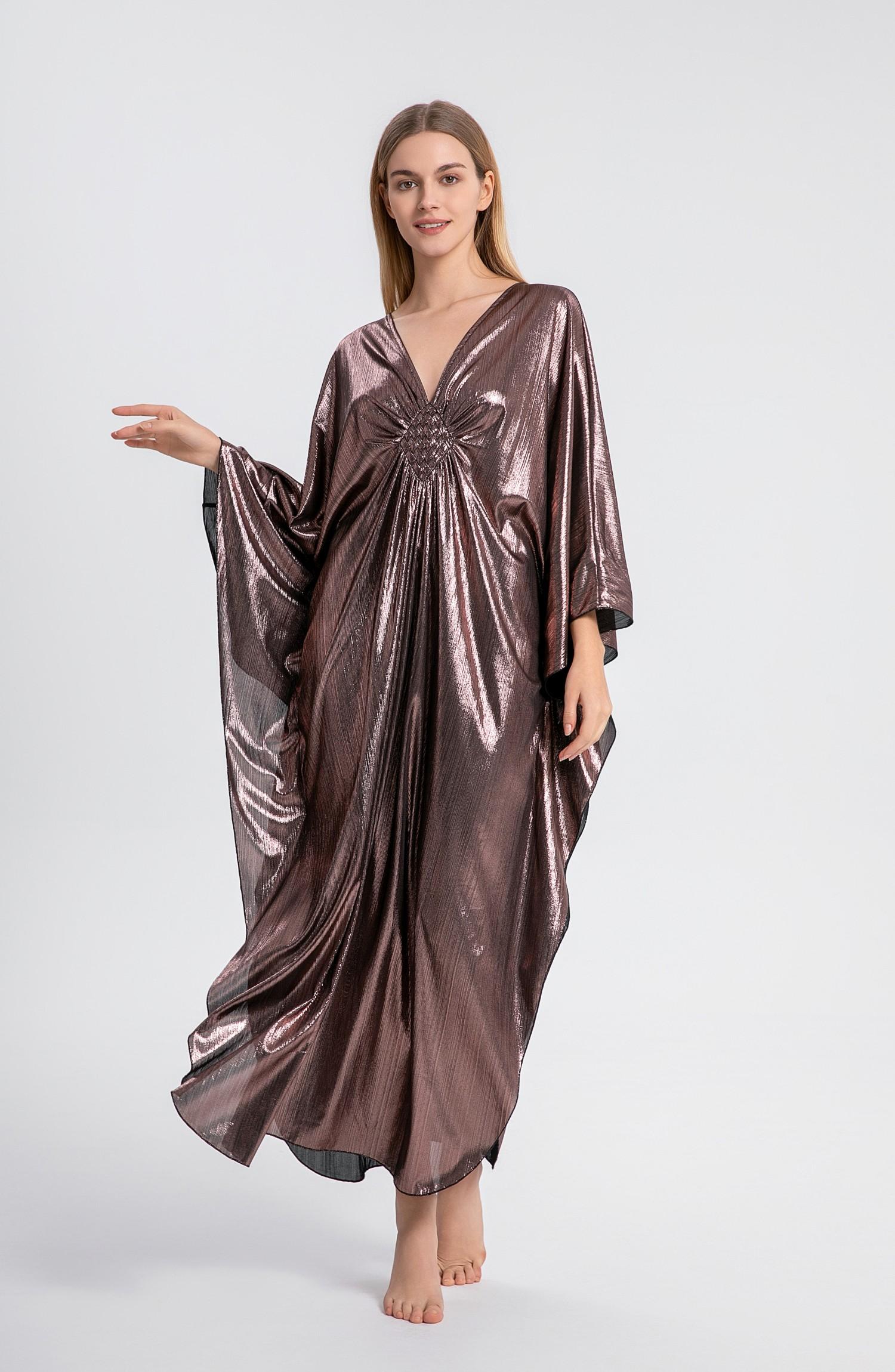 Bsubseach Women Ethnic Print Kaftan Dress ,Plus Size All Over Print  Sleeve TunicDress, Boho Casual V Neck 3/4 Sleeve TunicDress for Women, Women's Plus Cover Up,Mrs. Roper Kaftan ，bubu，mumu，Casual Womenswear Summer