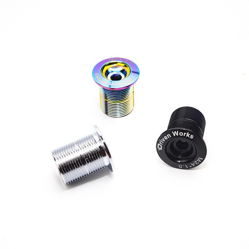 M Driven 24mm/25mm X 1.5 Bmx Front Fork Cap, Bmx Bowl Group Locking Cover, Bmx Front Fork Locking Bolt, BMX Bicycle Accessories