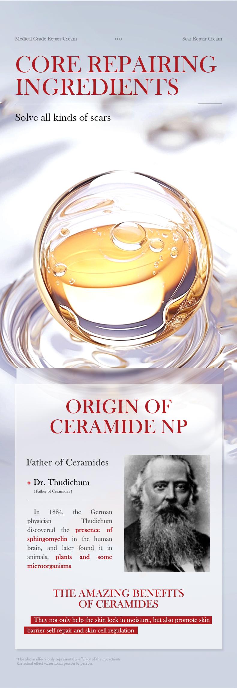 Scar Repair Gel - A lightweight formula for face and body that effectively fades acne scars and stretch marks