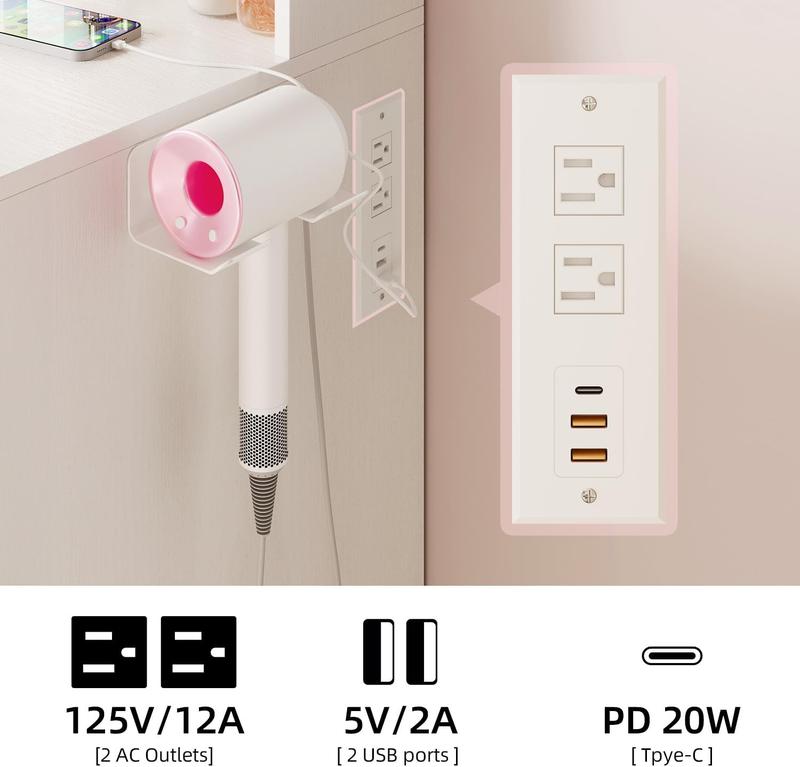 Vanity Desk with LED Lighted Mirror & Charging Station, Makeup Vanity Set with 3 Drawers, Cabinet, Shelves & Cushioned Stool, Modern White Dressing Table for Bedroom