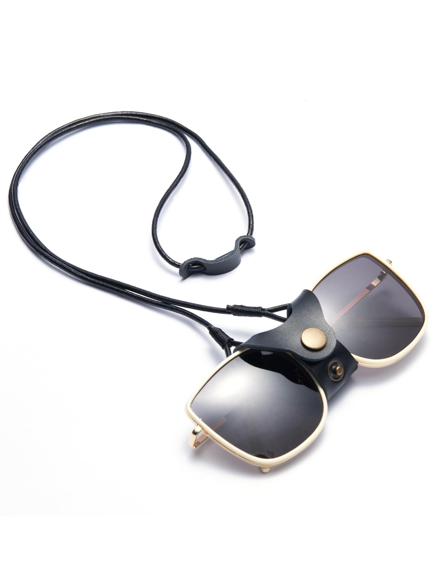 Portable minimalist solid color storage glasses travel case with lanyard, suitable for daily travel use, storing glasses and sunglasses, very suitable for outdoor activities, a must-have travel organizer for beach vacations.