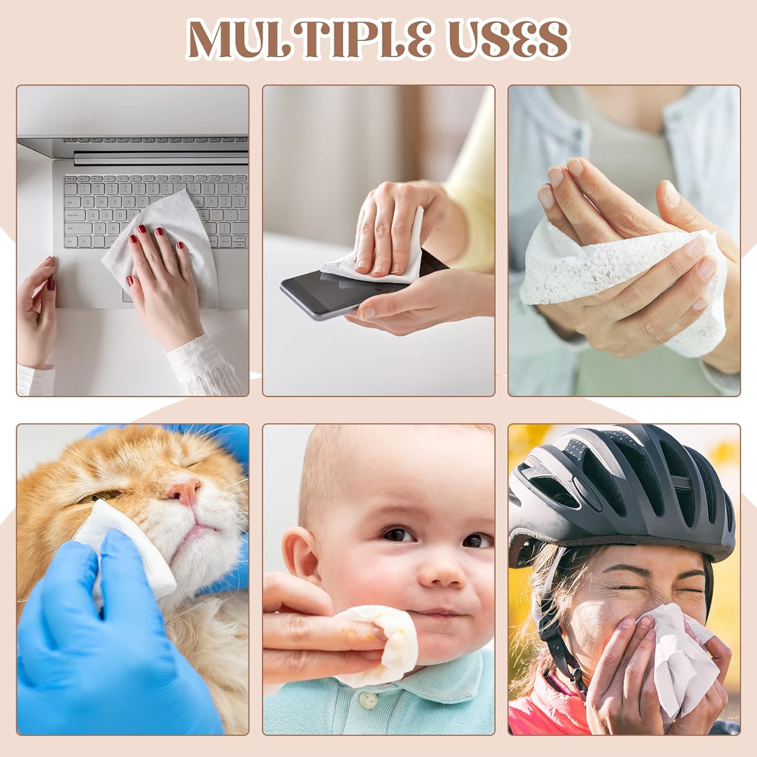 300 PCS Compressed Towels Mini Tablets Disposable Portable Face Towel Cotton Coin Tissue Portable Towels for Travel Camping Hiking Outdoor Sports Beauty Salon