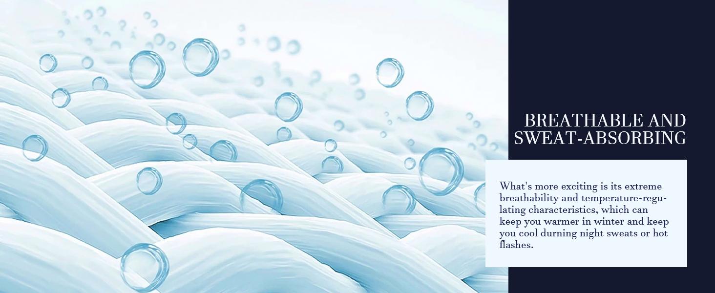 100% Natural Bamboo Linen Pillowcases 2Pcs, Breathable Pillow Covers with Envelope Closure,temperature regulating, Skin-friendly, Christmas gift idea