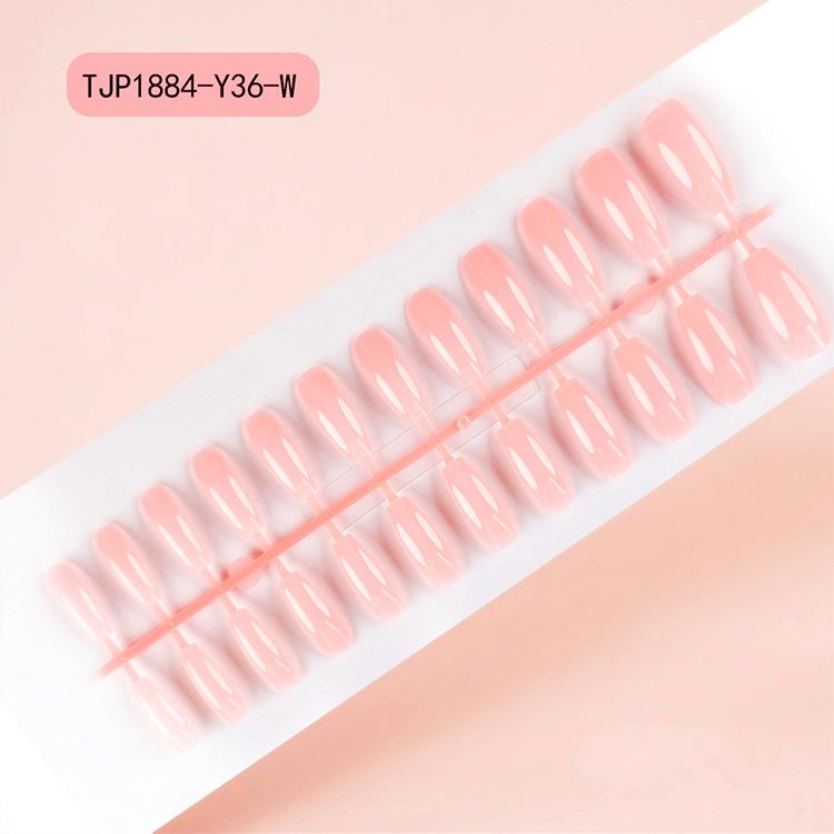 Solid color ballet nail tips wholesale, uncoated UV false nail patches, extra-long manicure press-on nails, Red Press on Nails Glossy Almond Shape Fake Nails Valentines Day Nails for Women