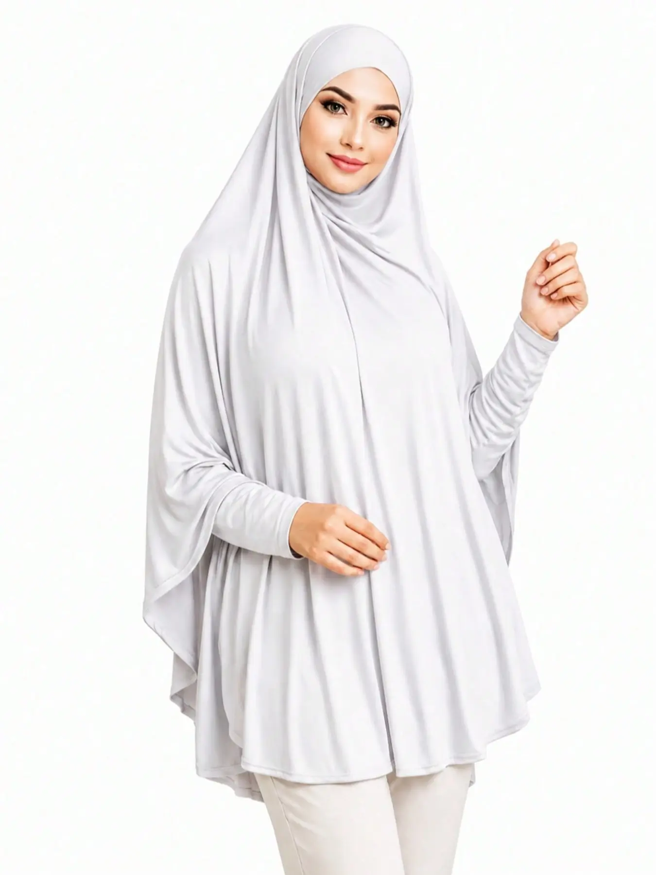 Muslim Prayer Dress Set, Soft Breathable Robe, Daily Commute & Worship, Comfortable Long Coat for Everyday Use