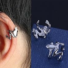 Frog Earrings for Women Cute Stuff Vintage Frogs Shaped Stud Earring Funny Cute 3D Animal Earrings Whimsical Jewelry Unique Gifts for Women Mothers Day Gifts