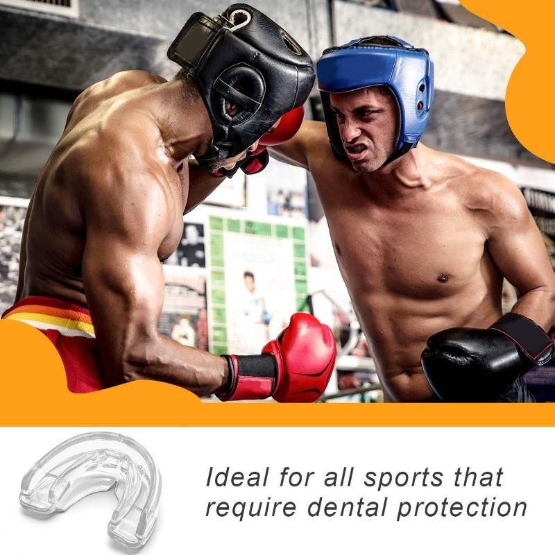 Orthodontic Mouth Guard for Braces, No Boil Custom Fit, BPA-Free, Latex-Free, Dental Protection for Contact Sports, Comfortable & Durable