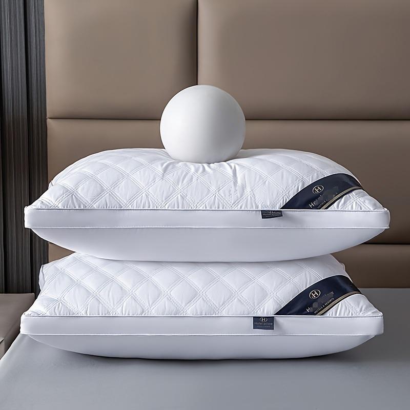 1/2pcs Orthopedic Neck Support Pillows with Comfortable Fabric and Pillowcases - Made of 100% Soft Polyester (700g/800g options), Fits the Cervical Spine for Side and Back Sleep, Breathable and Comfortable for Home Use, Machine Washable