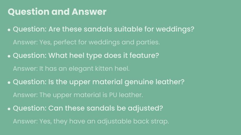 Women's Pointed Toe High Heel Sandals, Elegant PU Leather Slip on Shoes, Adjustable Buckle Strap, Perfect for Weddings Parties Work, Party Footwear