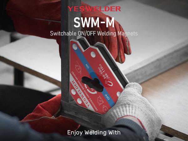 YESWELDER Switchable Arrow Welding Magnet with On/Off Switch | 66-110LBs Holding Power Magnetic Welding Holder for Soldering, Metal Fabrication & Pipe Installation YESWELDER Switchable Arrow Welding Magnet with On/Off Switch | 66-110LBs Holding Power Magnetic Welding Holder for Soldering, Metal Fabrication & Pipe Installation