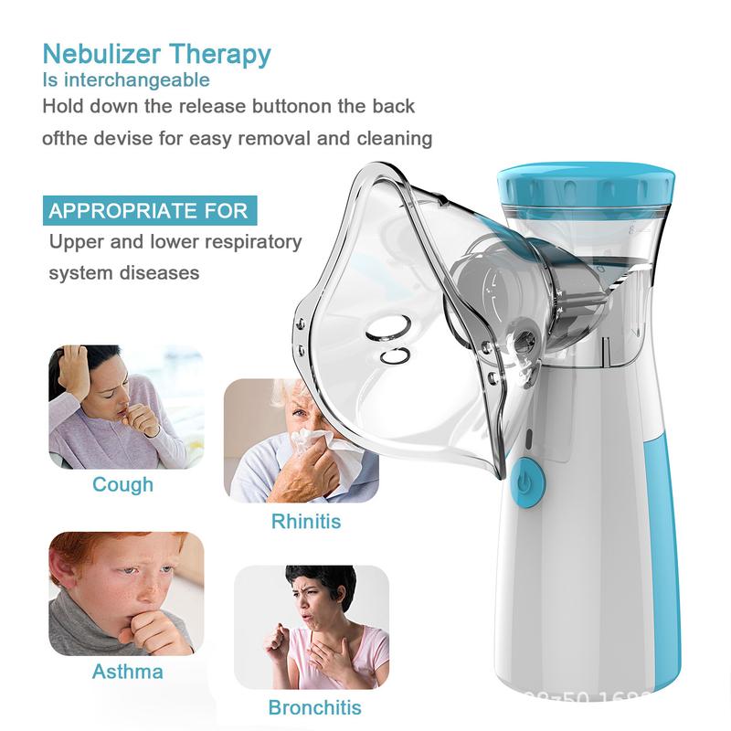 Portable Handheld Nebulizer, Mesh Spacer Machine with Accessories for Adult & Kid, Handheld Electric Atomizer for Home use Travel(Batteries Not Included) Portable Handheld Nebulizer, Mesh Spacer Machine with Accessories for Adult & Kid, Handheld Electric Atomizer for Home use Travel(Batteries Not Included)