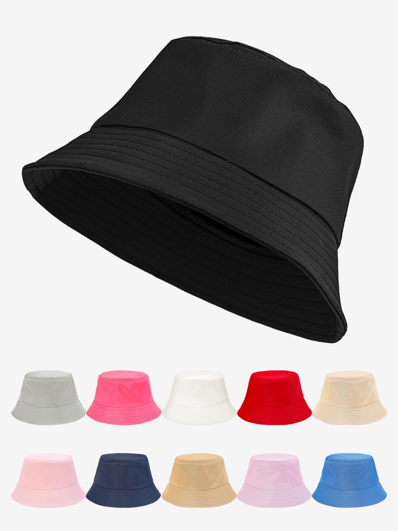 1 PC Men's and Women's Multi-color Basic Style Fisherman Hat, Fashionable and Simple, Versatile, Lightweight, Breathable Sun Hat for Sun Protection. Suitable for daily commuting, outdoor outings and vacation wear in spring and summer. Ideal as a gift.