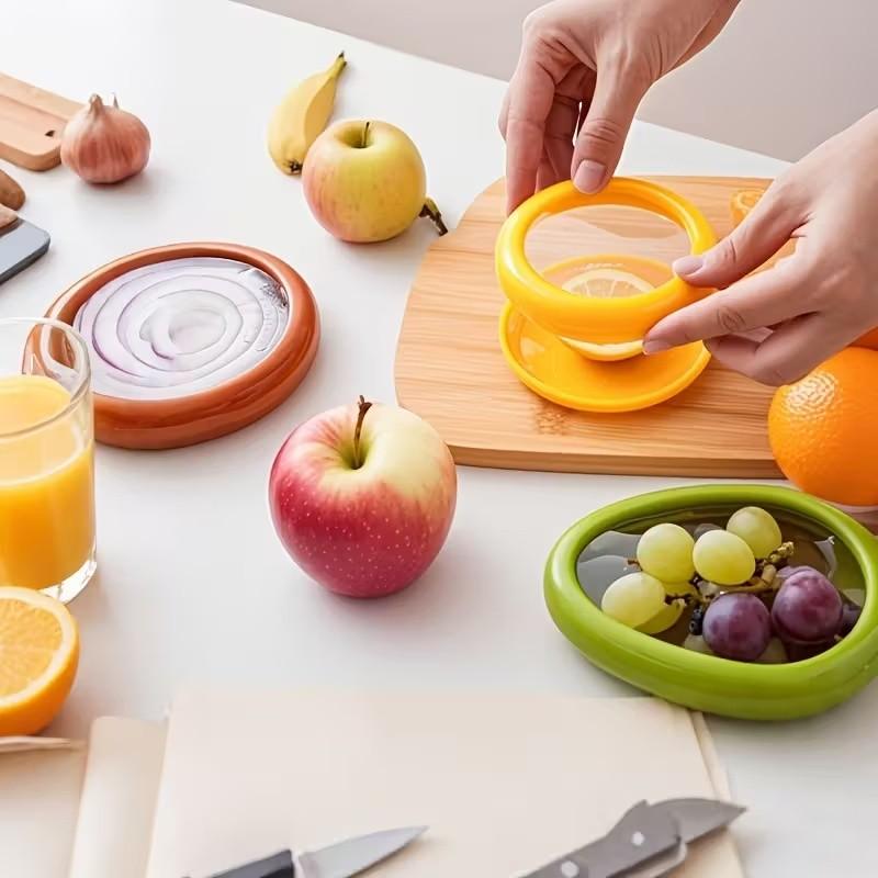 Reusable Silicone Storage Containers, Stackable Food Organizer Box Set, Durable & Convenient Kitchen Organization Solution