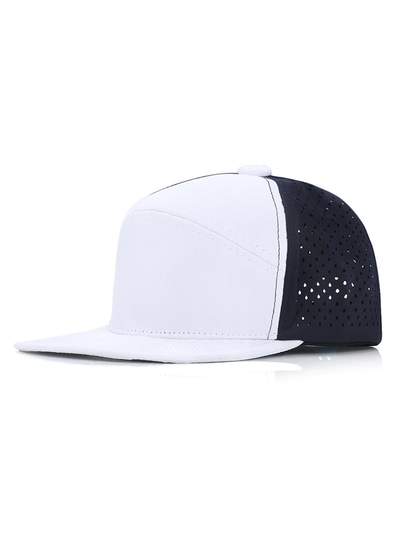 Performance Snapback Hats for Men Women,Flat Bill Cap,Flatbill Snapback Cap,Golf,Running,Workout,High Quality Hat,Adjustable Snapback Hat