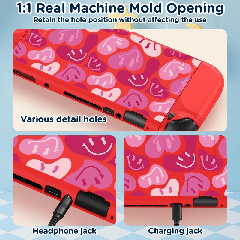 For Nintendo Switch 2 game console accessories, TPU soft case, comes with 2 thumb joystick caps, drop-proof and scratch-resistant, removable protective cover, 2025 new style, light and soft shell, multiple colors available, Console Controller Accessories
