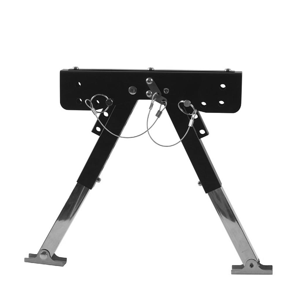 RV Folding Step Board Bracket Adjustable RV Folding Foot Stabilizer Height Ranges From 2.8in To 11.3in Foldable Ground Support Jacks for RV Travel Trailers Motorhomes