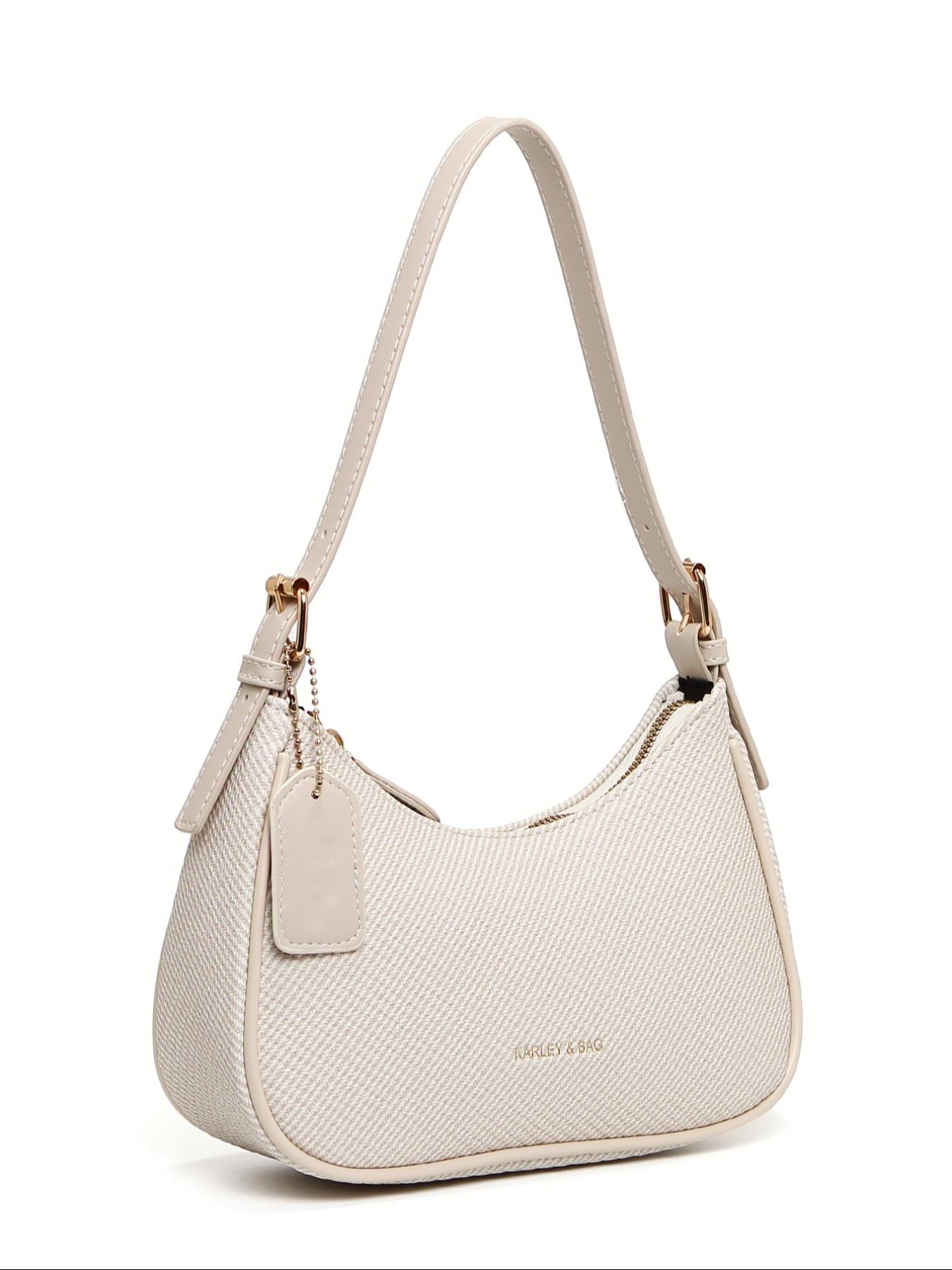 Women's Plain PU Leather Messenger Bag, Y2K Style, Adjustable Straps, Vintage Fashion Crossbody Bag, Casual Office Handbag