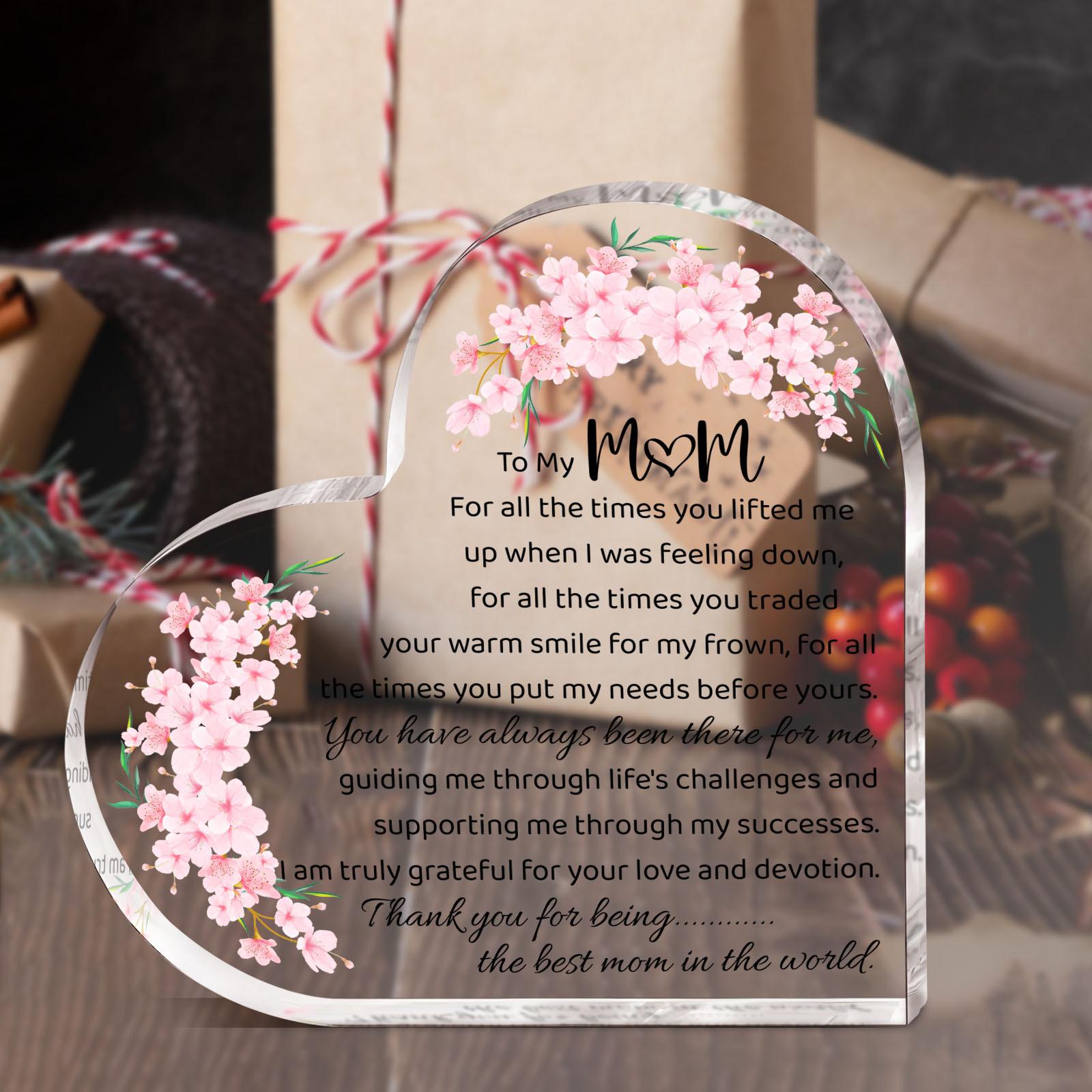 Acrylic Mom Gift, 1 Count/12pcs/set Thank You Gift for Mom, Definition Acrylic Plaque, Desk Signs Ornament for Table Tops, Home Decor