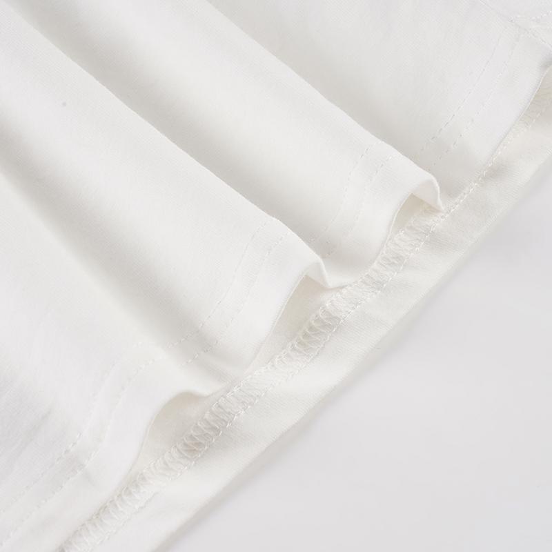 Women's Solid Color Basic Crop Tee, Casual Half Sleeve Round Neck T-shirt for Summer, Ladies Clothes for Daily Wear, Womenswear