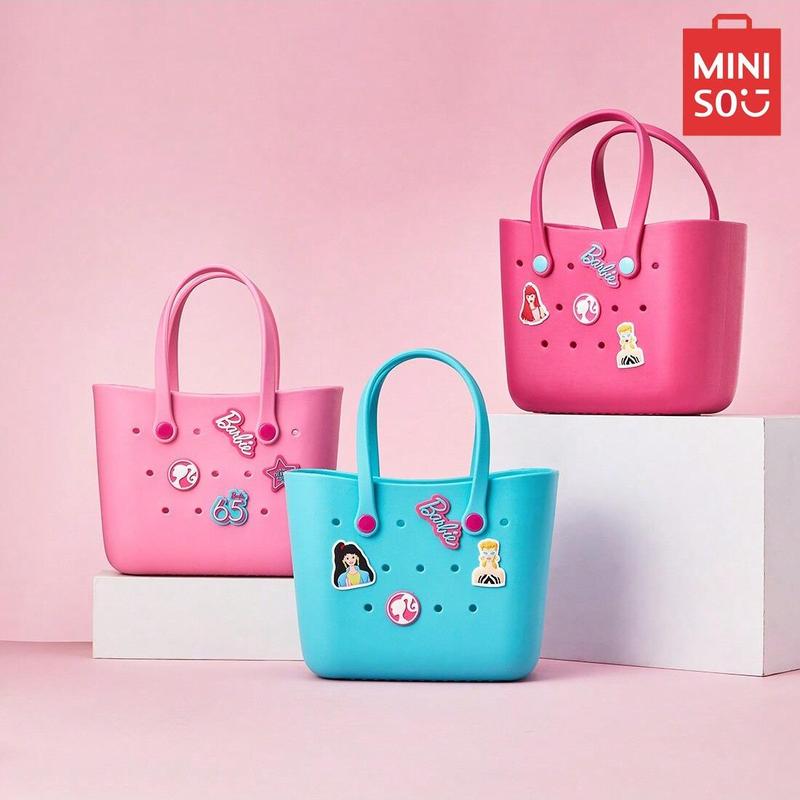 [Gift Bag]Barbie Lunch Bag for Women - Cute Crocs Design, Durable Lunch Tote Bags for Girls, Suitable Size with Handle, Ideal for School, Work,