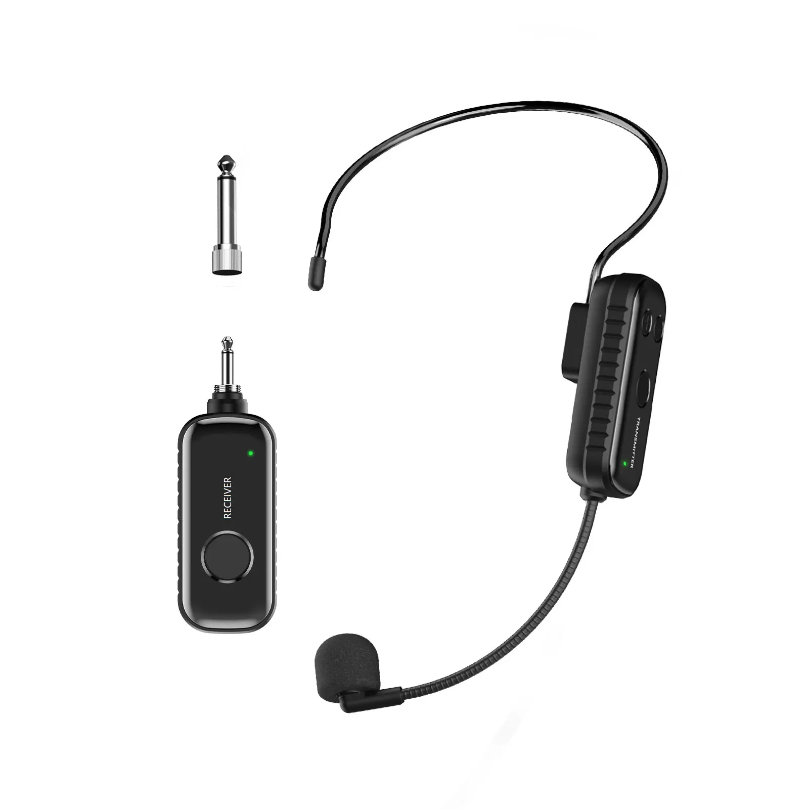 2.4g Wireless Headset Microphone, Fitness Trainer Mic, Online Teaching, Yoga Studio, Cycling Coach, Speaker, Receiver