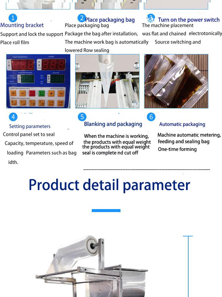 Fully Automatic Packaging Machine for Paste-like Products, Honey Pouch Filling Machine, Peanut Butter & Yogurt Pneumatic Machineryilling System for Viscous Products