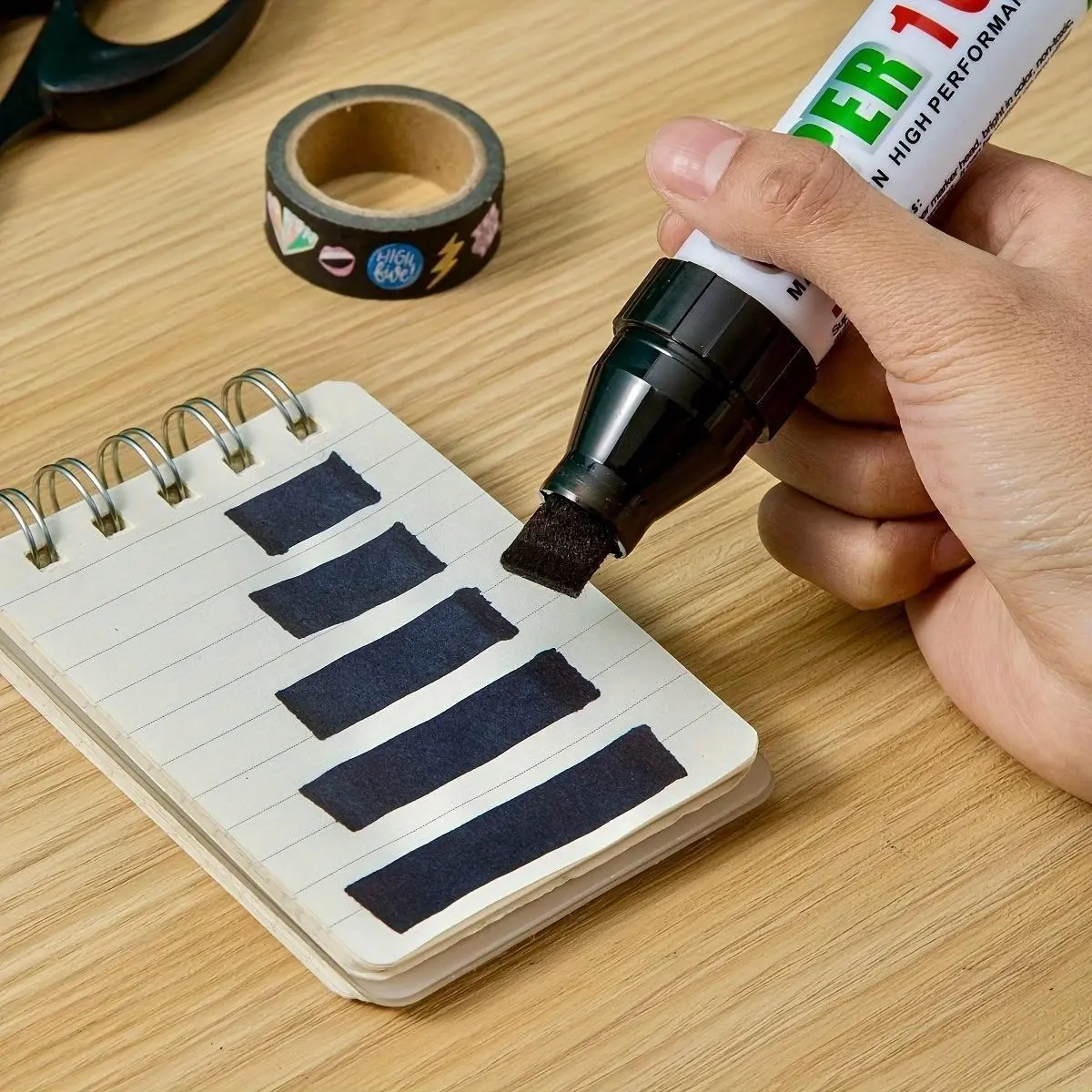 Giant Marker Pen with Ultra-Wide Tip, Permanent Privacy Protection, Ideal for Office Supplies, Perfect for Bold Writing and Marking