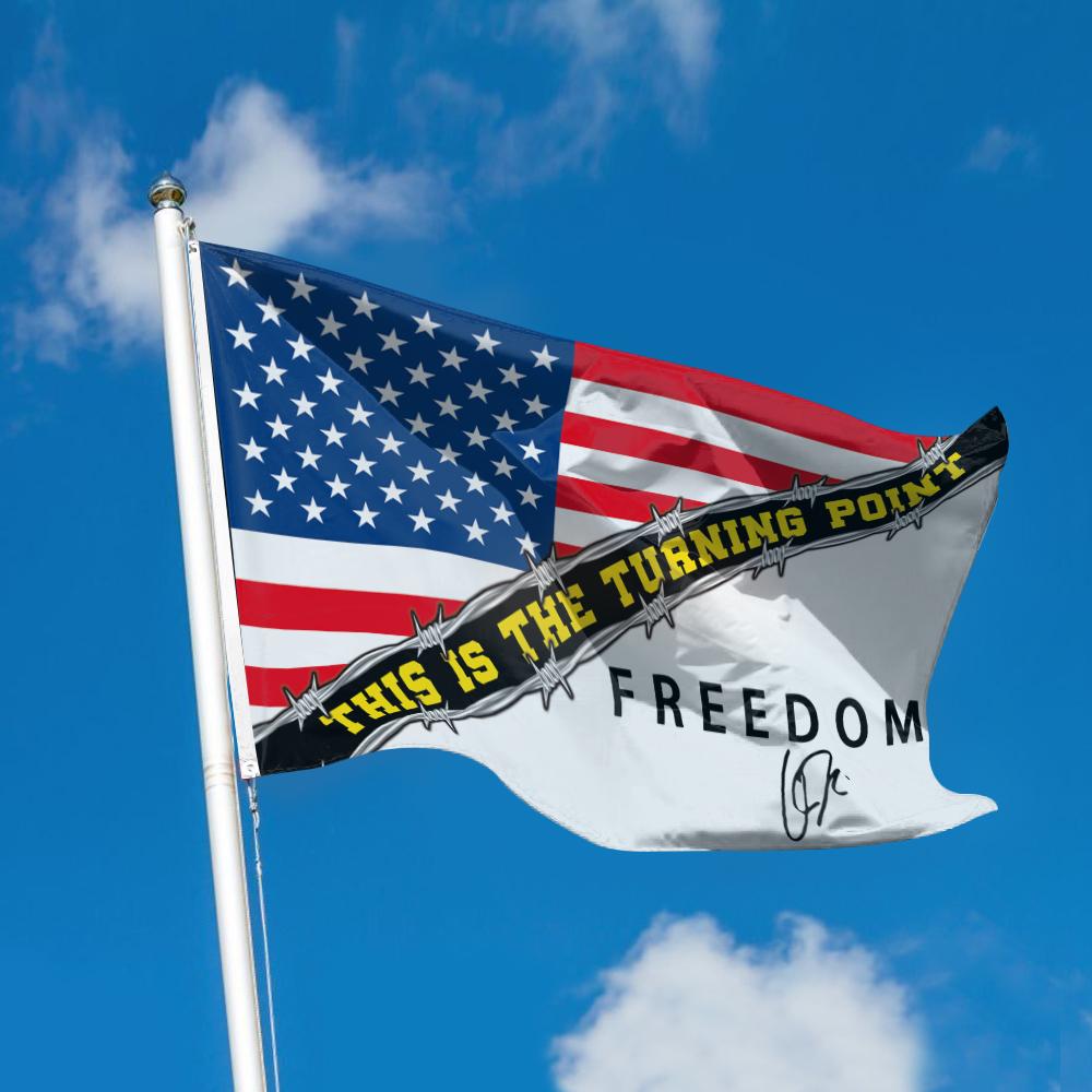 American Patchwork Freedom Flag, Freedom Theme, Perfect Decorative Flag for Outdoor, Balcony, Yard, Indoor, Dormitory, Ideal for Those Who Love Freedom