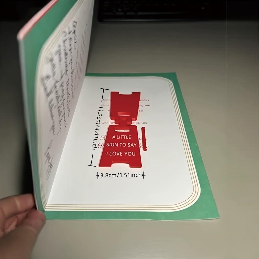 3D Printed Mini 'i Love You' Decorative Ornament, Romantic Gift for Valentine's Day, Small Holiday Present, Cute Love Token