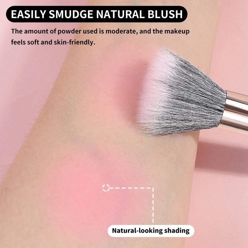 Makeup Brush, Professional Makeup Tool for Blush, Contour, Concealers, Foundation, Powder, Brushes with Soft Bristles and Comfortable Grip for Beginners
