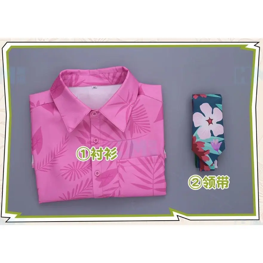 High Quality FOX Cosplay Costume【110-150】【XS-2XL】WakuWaku Men Shirt Daily Christmas Summer Costume Fox Cosplay Costume Plus Size