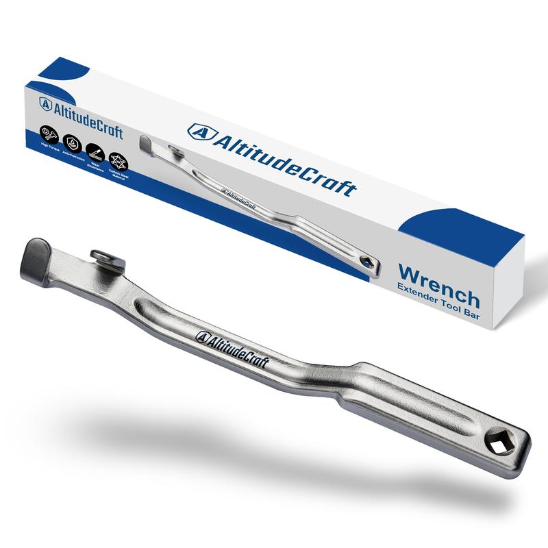AltitudeCraft Wrench Extender Tool Bar – Durable Wrench Extension with 1/2" Square Hole for Torque Boost, Efficient Mechanics Hardware Tool for Industrial Use, Tradesmen & DIYers – Universal Design
