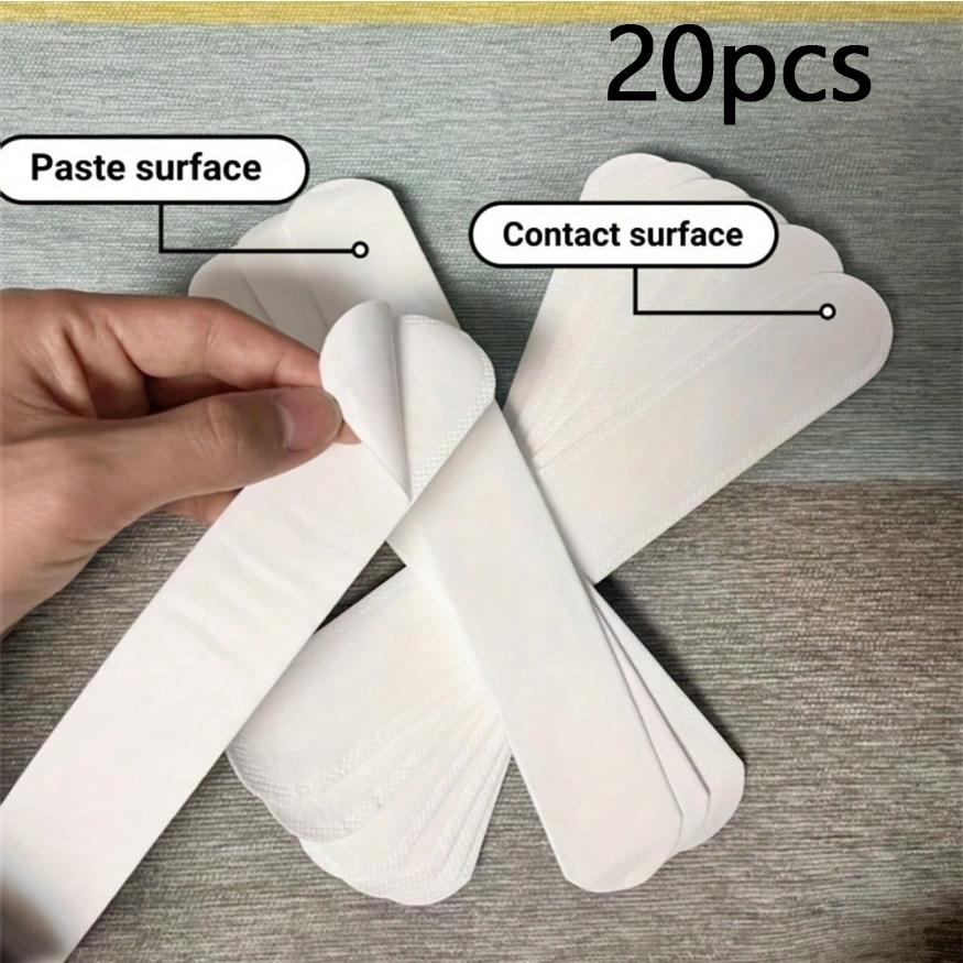 20-Pack Sweat-Proof Hat Lining Pads, Disposable Adjustable Hat Protection Stickers, Brim and Collar Pads, Inner Liner Guards