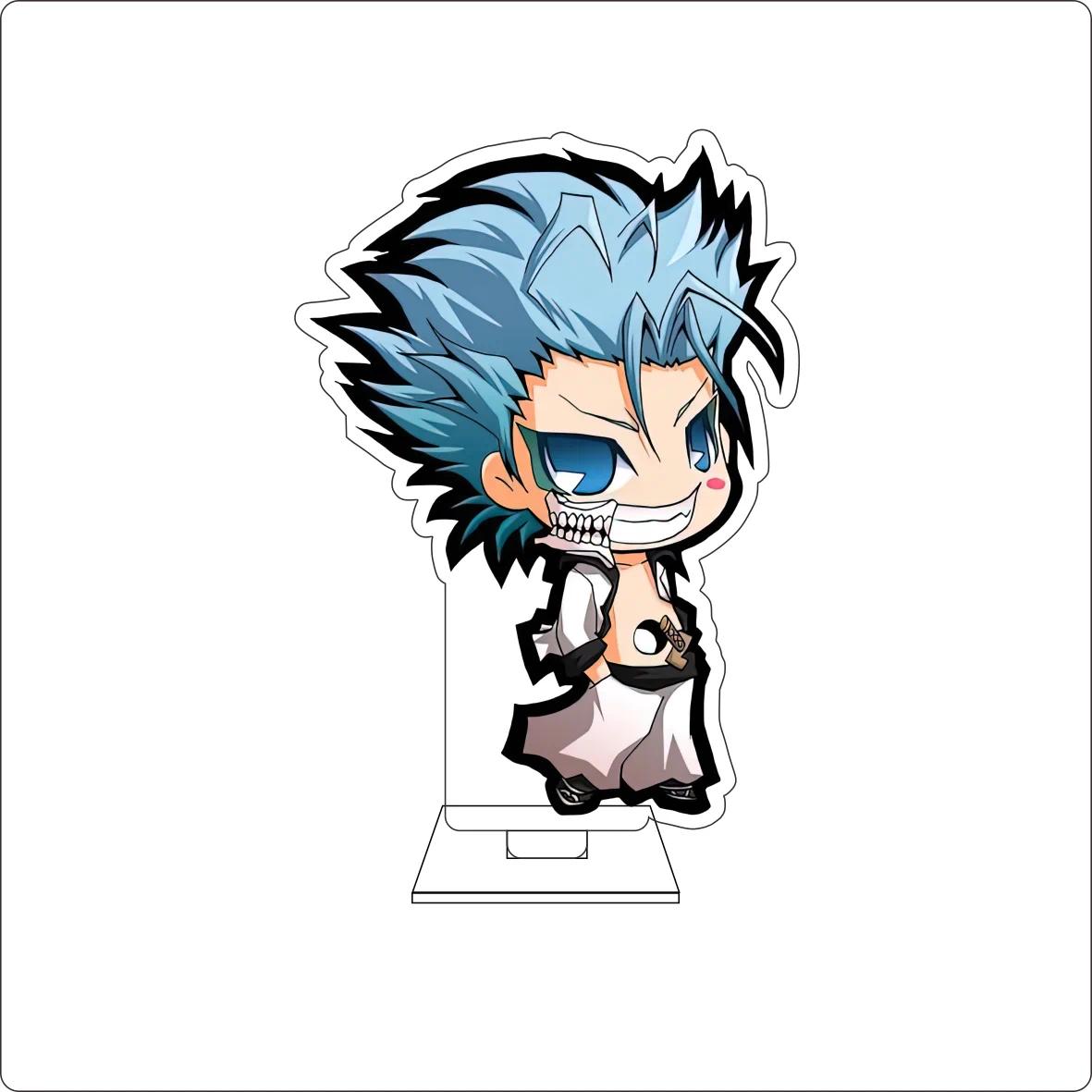 2026 New hot item 10CM Anime BLEACH Cosplay Cute Acrylic Figure Stand Plate Urahara Kisuke Inoue Orihime Kurosaki Ichigo Ornaments Gifts