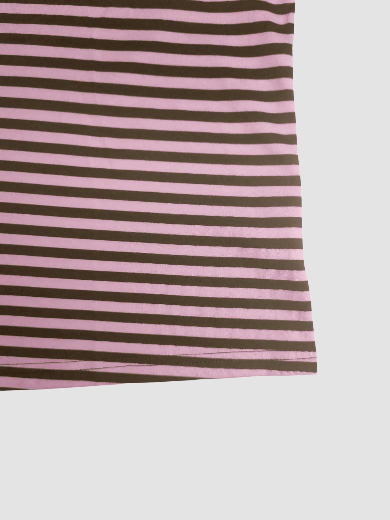 Women's Striped Long Sleeve Loose Top, Casual Versatile Blouse, Stylish Ladies' Fashion Shirt, Perfect for Daily Wear & Layering