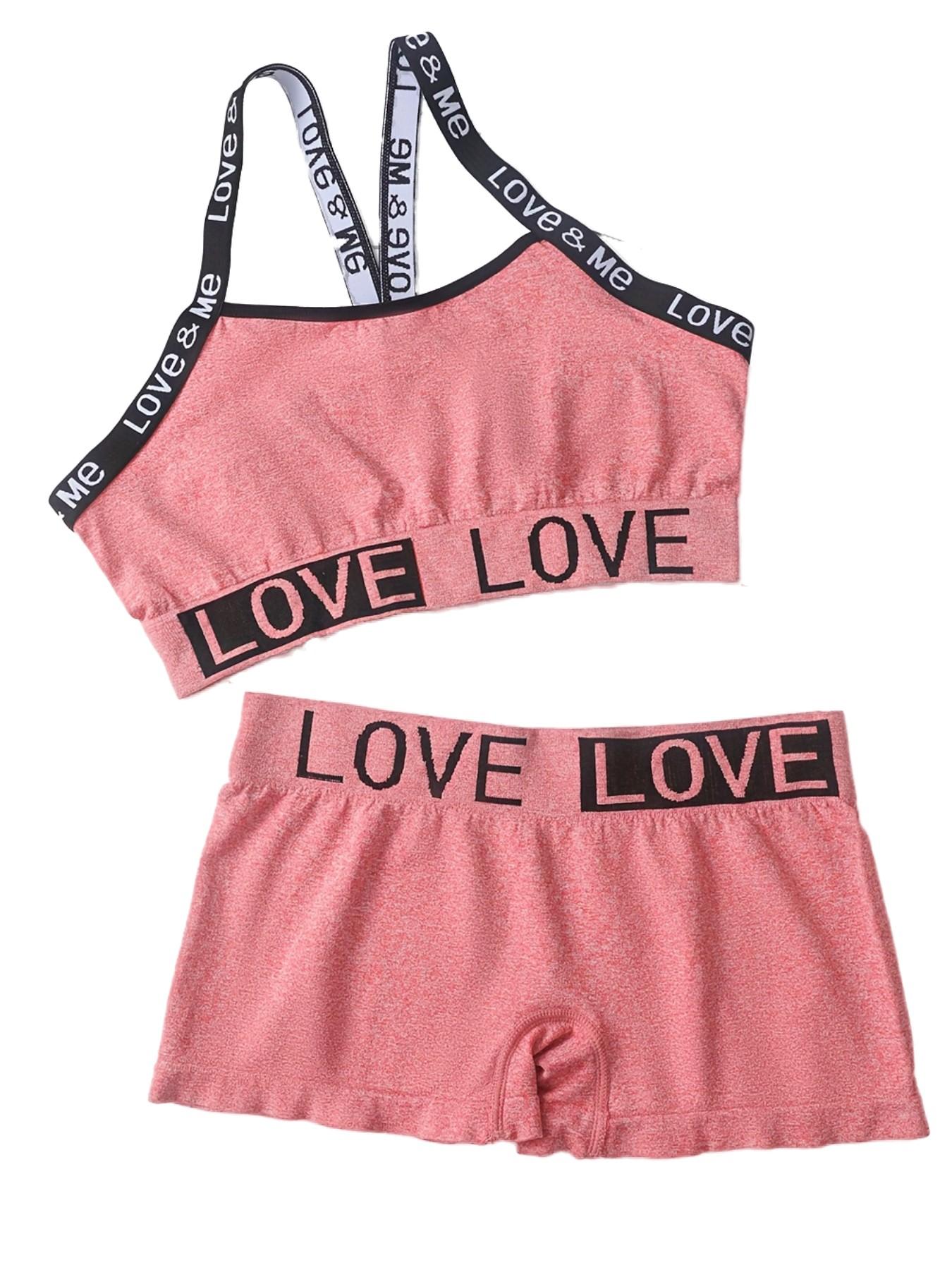 4PCS Women's Underwear Set Includes  New Bra Top and Pants Seamless Comfort Fitted Daily Wear, Soft and Breathable Ladies Lingerie Pack Clothing