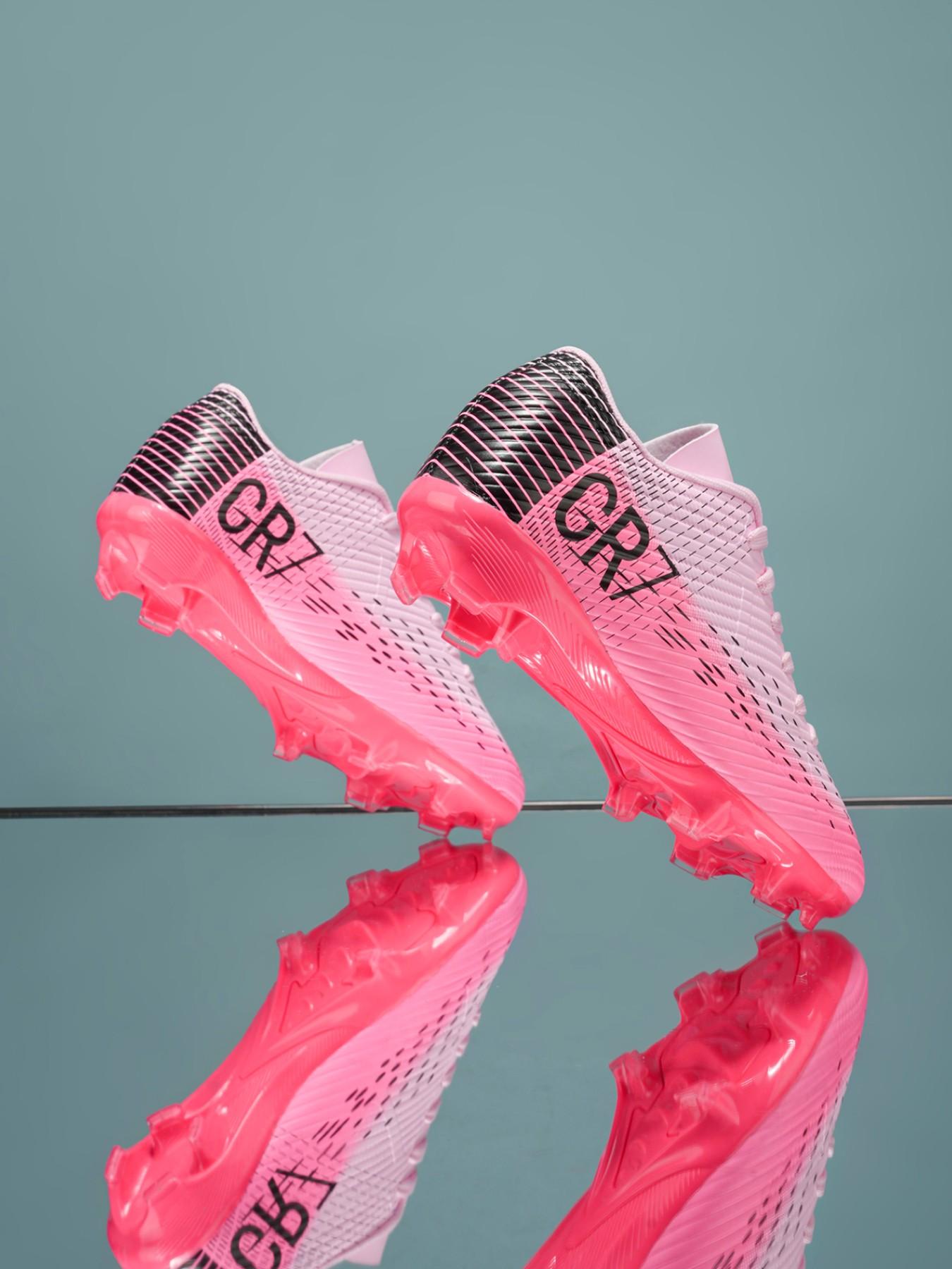 New Football Shoes Short Studs Anti-Slip Unisex Student Edition, Casual PU Upper Rubber Sole, All Seasons Training & Match Shoes