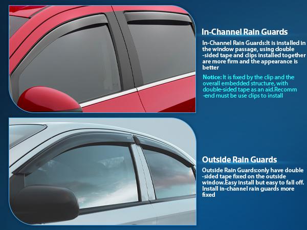 Nilight in-Channel Rain Guards for Chevrolet (Chevy) Equinox 2018 2019 2020 2021 2022 2023 2024, Vent Window Visors, Original Window Deflectors-4PCS Nilight in-Channel Rain Guards for Chevrolet (Chevy) Equinox 2018 2019 2020 2021 2022 2023 2024, Vent Window Visors, Original Window Deflectors-4PCS