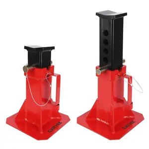 Garvee 12 Ton (24,000 Lbs) Heavy Duty Pin Type Jack Stands, 11"-18" Adjustable Height with Quick-Release Safety Lock, Pin-Style Supports for Heavy Trucks, RVs, Trailers, Professional Garage Use, 1 Pair