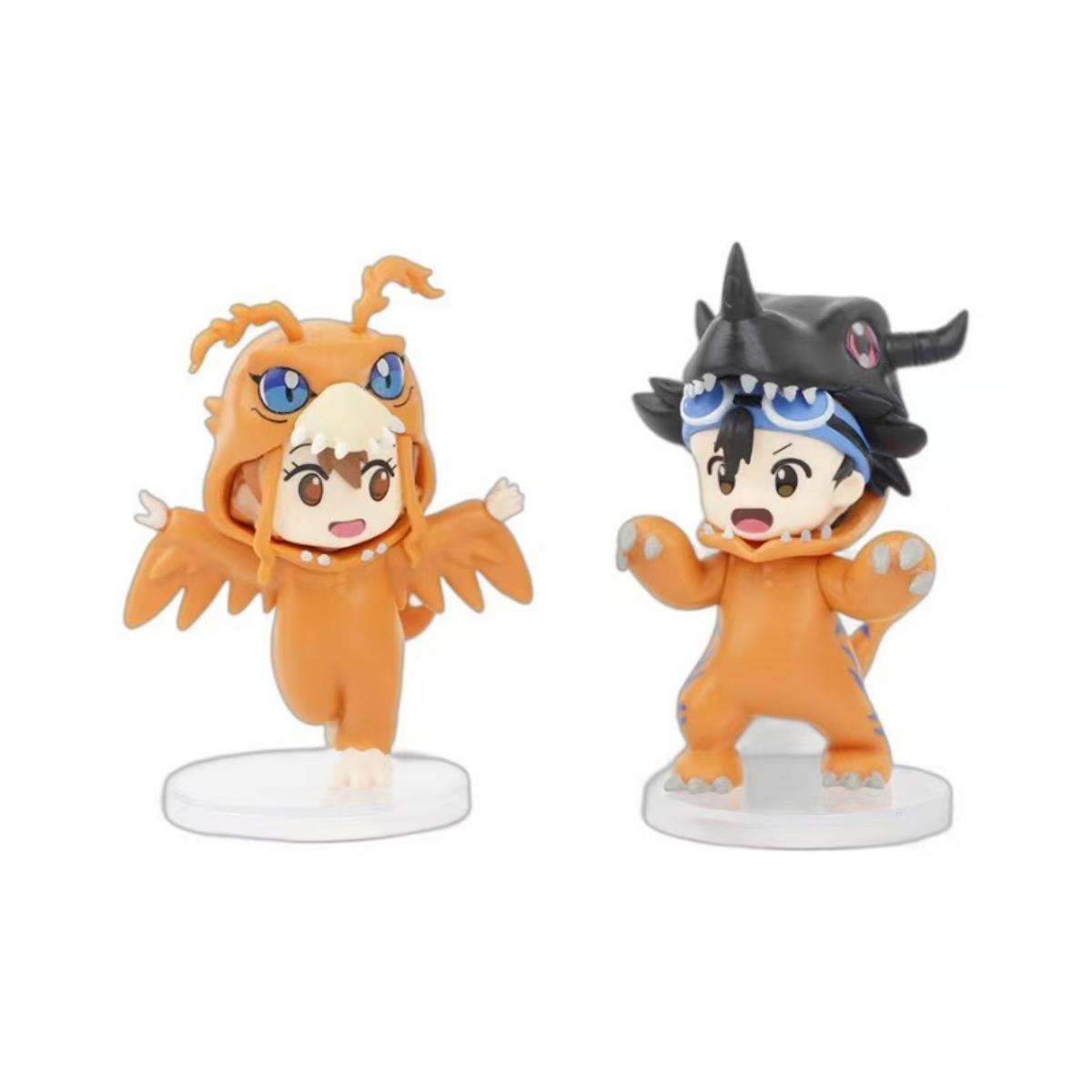 Anime Digimon Adventure Figure Toys Kawaii Digital Monster Agumon Figurine Cute Gabumon PVC Model Desktop Ornament BIrthday Gift