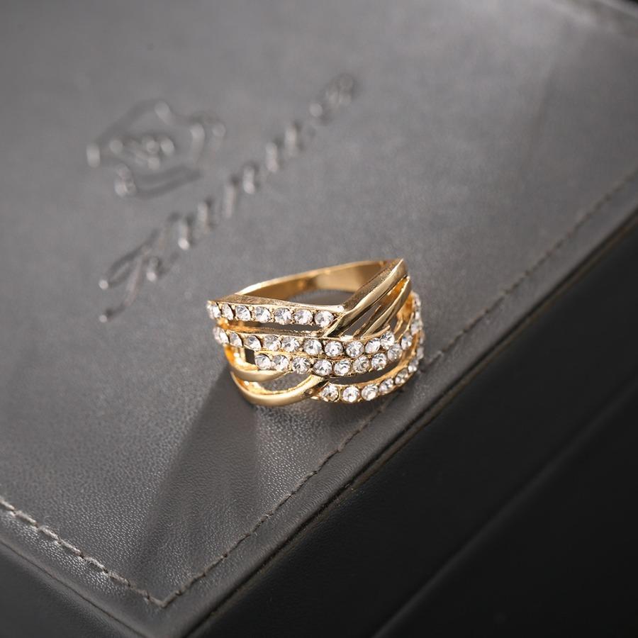 Twist diamond ring, ring women's hollow engraved diamond ring