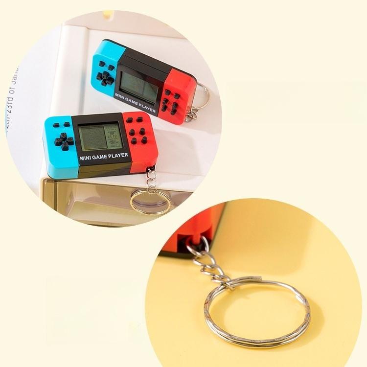 Mini Handheld Game Console Keychain Video Game Player Party Favors For Kids Birthday Christmas Gifts School Classroom Prizes