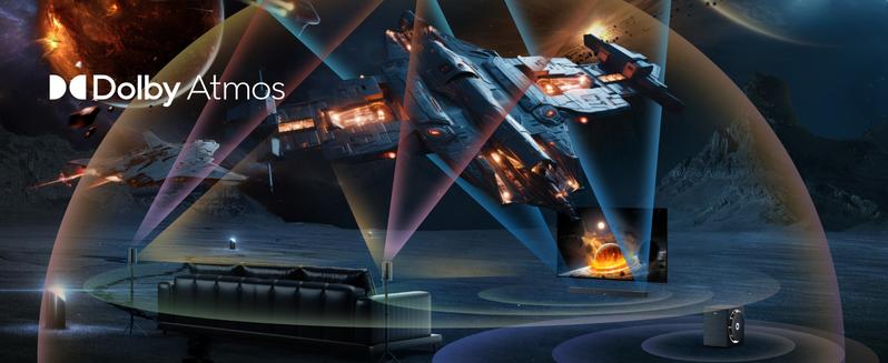 Limited Sale-ULTIMEA Skywave X70 7.1.4ch Professional Wireless Surround Sound System for TV, Dolby Atmos, Home Theater, 980W Sound Bar with 10" Wireless Subwoofer, Powerful Bass, 20Hz Low Frequency, 4K HDR Pass-Through, Bluetooth and APP Control Audio