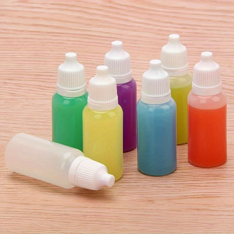 25pcs/50pcs/100pcs Refillable Design Squeezable Dropper Bottle, Nozzle Bottle Squeeze Bottle, Drop Bottle Small Plastic Bottle, Water Dispenser Bottle, Ink Bottle, Pigment Packaging Dispenser Bottle, Storage Bottles