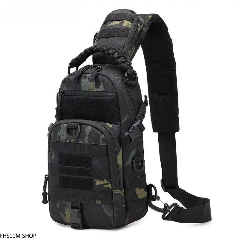 Men's Multi-Pocket Tactical Sling Chest Pack - Heavy-Duty, Adjustable Strap, Plain Premium Unisex EDC Crossbody Bag for Hiking, Sports Sling Harness Pouch with Storage Pockets, Gorpcore Summer Essential Men's Fanny Packs & Belt Bags, Crossbody Bags, Sport