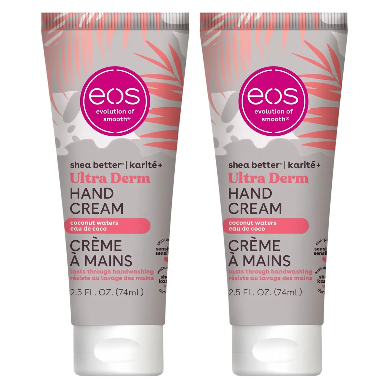 Shea Better Hand Cream - Coconut Hand Lotion and Skin Care |   Instant Hydration + Lasting Protection |   2.5 oz (Pack of 2)